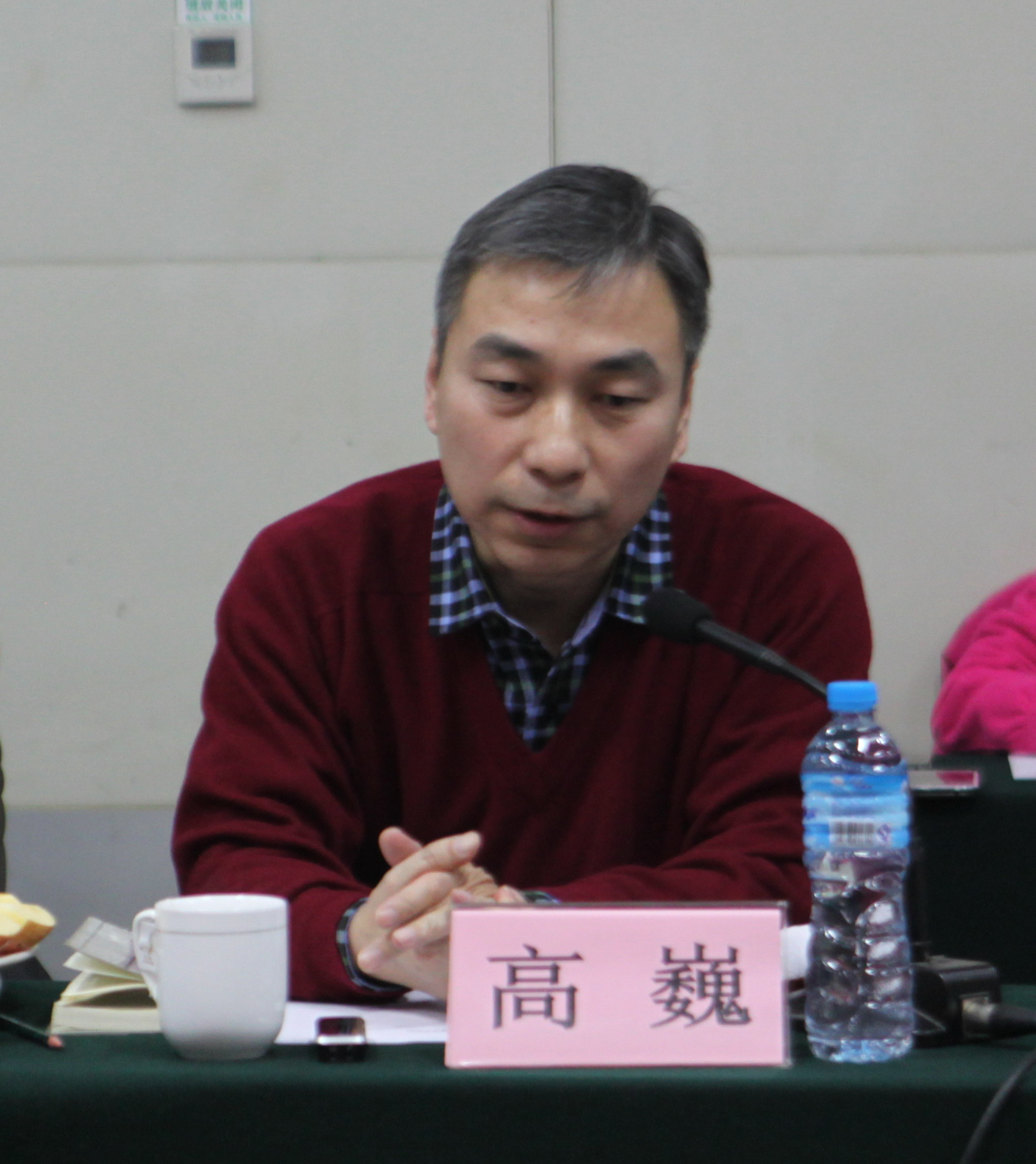 协会副会长高巍在座谈会上发言